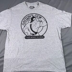 Gray Gaston's Gym Men's T-Shirt XL